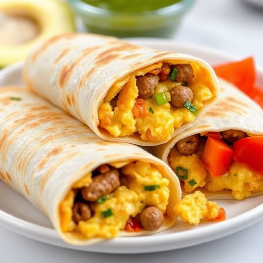Breakfast Sausage Burritos image 0